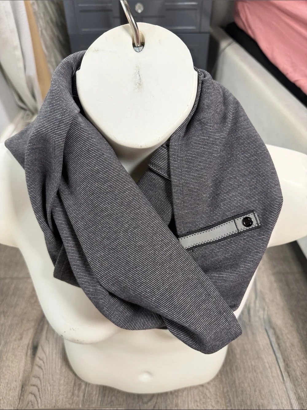 lululemon athletica Dark Heather Gray Scarf Wrap